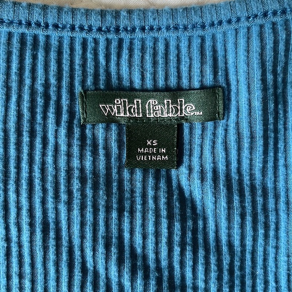 Long Sleeve Blue Dress - Picture 2 of 2